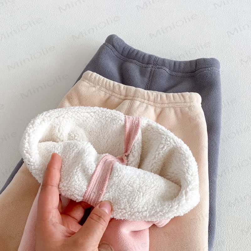 Baby Toddler Girl Clouds Fleece Lined Jogger Pants