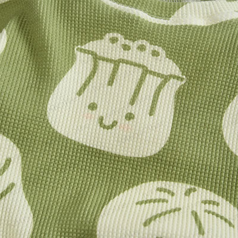 Baby Dumpling Green Waffle 2-piece Set