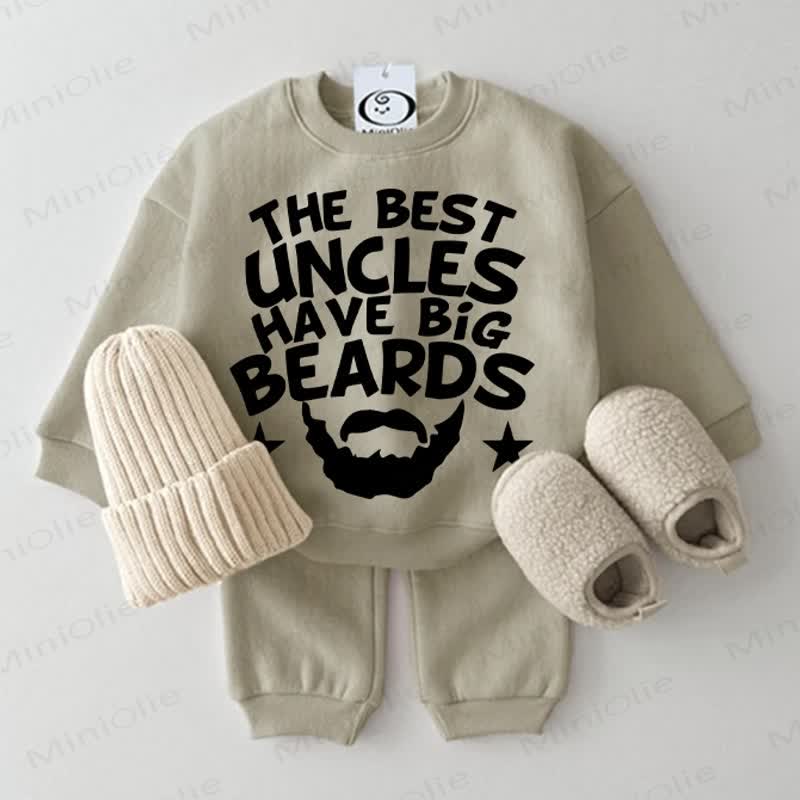 THE BEST UNCLES HAVE BIG BEARDS Baby 2-piece Set