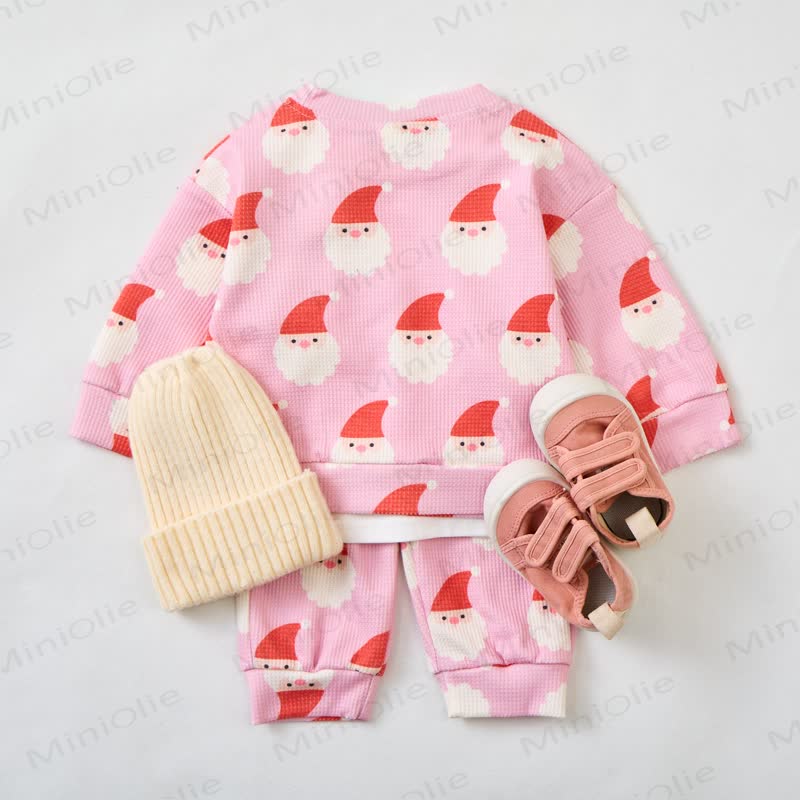 Baby Pink Santa Claus 2-piece Set
