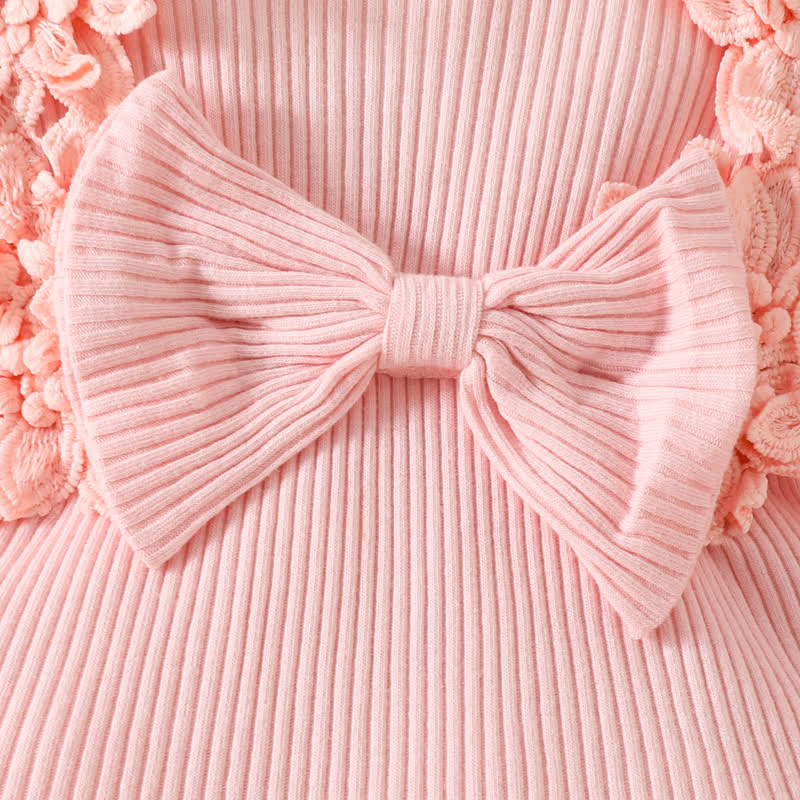 Baby 2-Piece Flower Bow Set with Headband