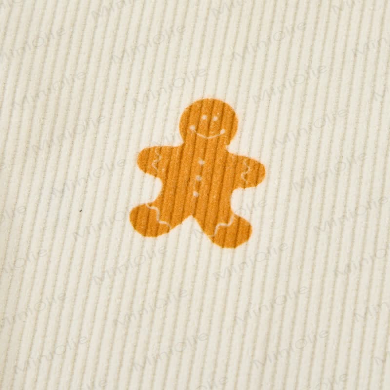 Baby Toddler Gingerbread Man Overalls