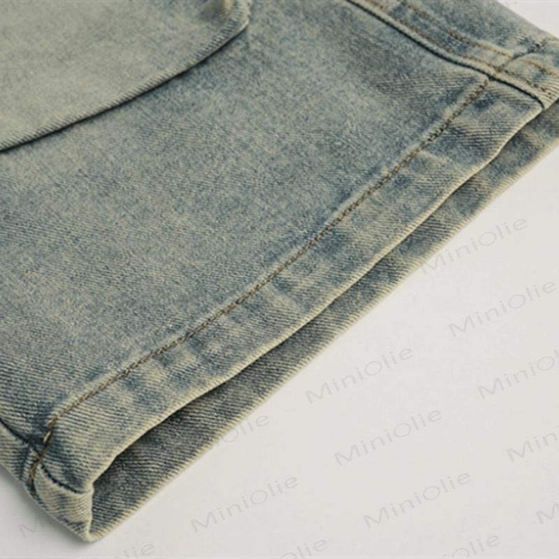 Toddler Boy Double Pocket Denim Pants