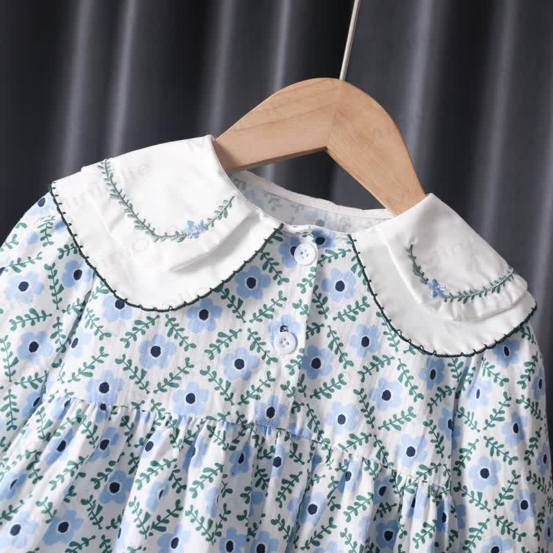 Toddler Floral Dress and Cardigan