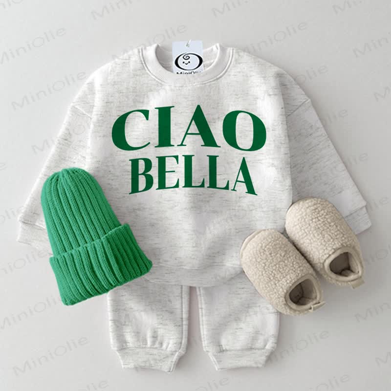 CIAO BELLA Baby 2-piece Light Grey Set
