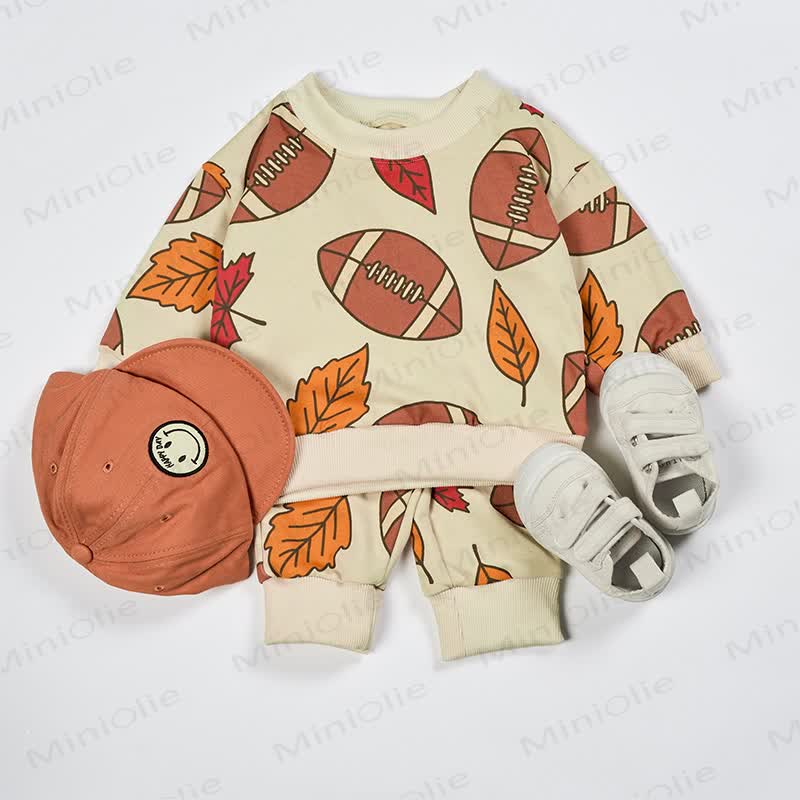 Baby Football Apricot 2-piece Set