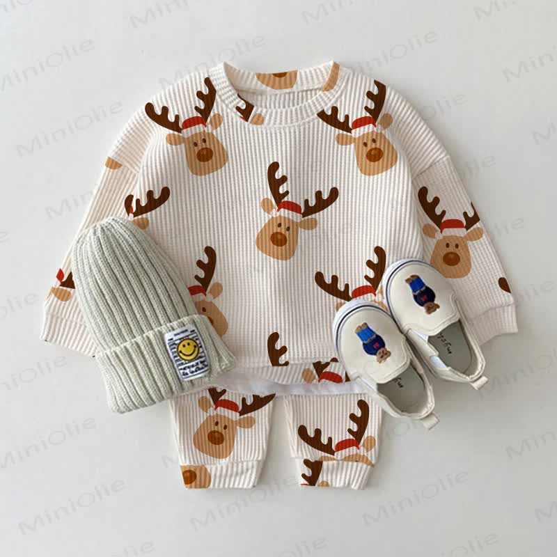 Baby Toddler Christmas Deer 2-piece Set