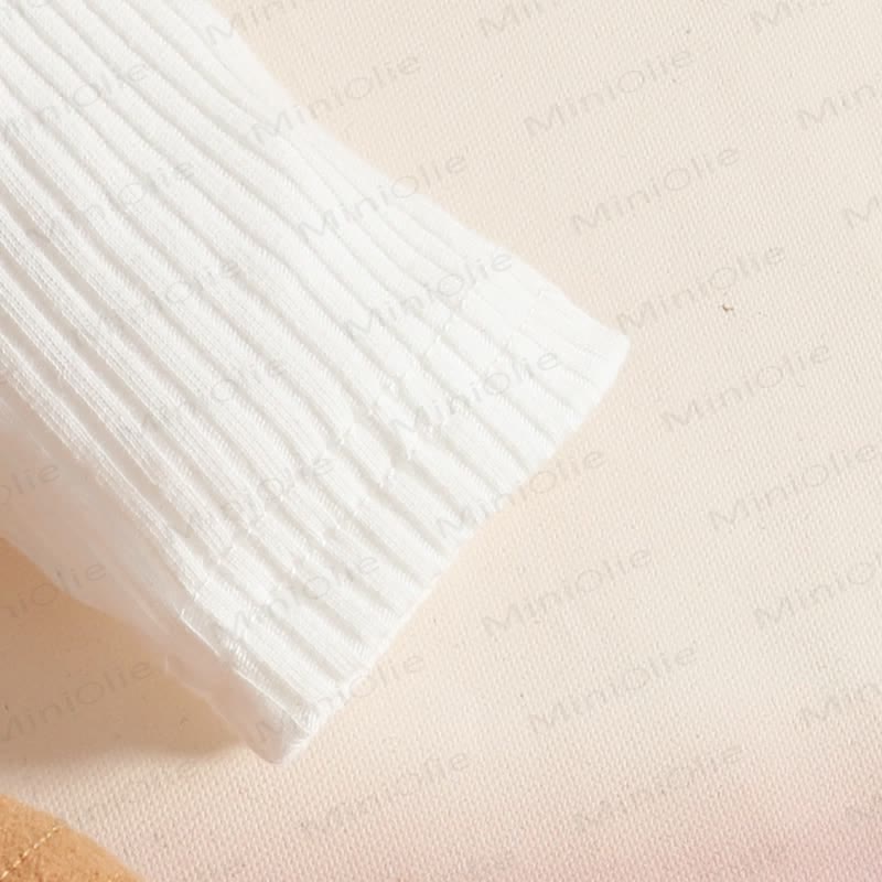 Baby Heart Rib Skirted Bodysuit with Headband