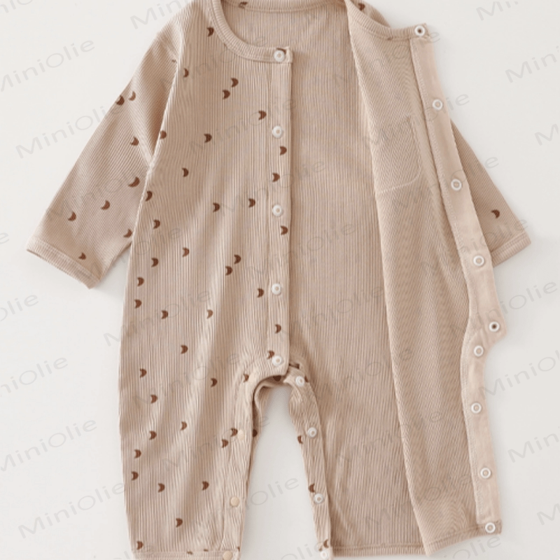 Baby Stars Moons Pit Striped Romper