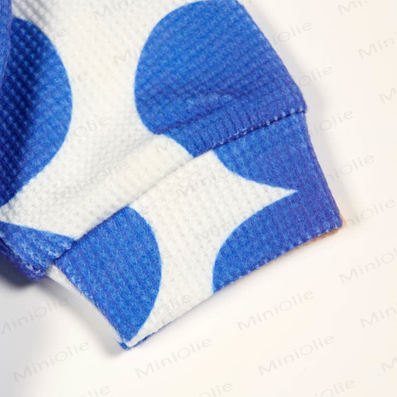 Baby Waffle Blue Flower 2-piece Set