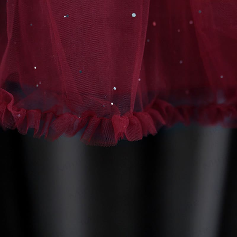 Baby Ribbed Mesh Dress and Cardigan