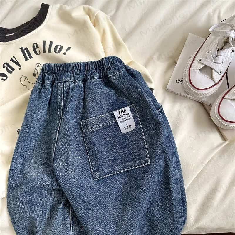 Kid Boy Loose Harem Jeans Pants