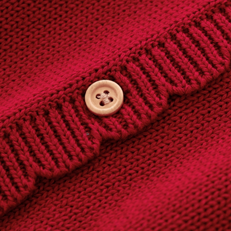 Baby Red Cardigan/Dress with headband