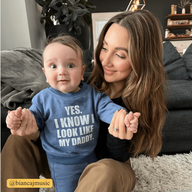 YES I LOOK LIKE MY DADDY Baby 2-Piece Set