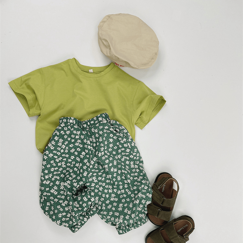 Toddler Loose Retro Pattern Design Pants