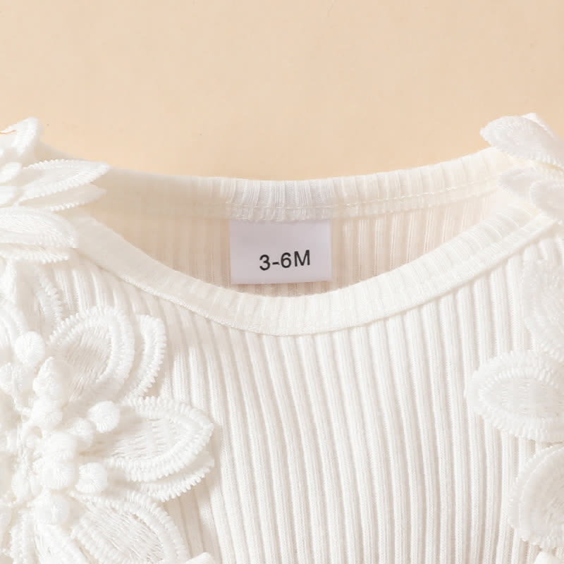 Baby 2-Piece Flower Bow Set with Headband