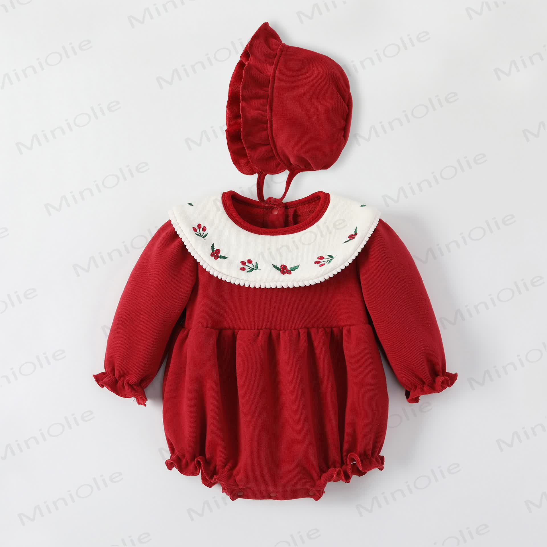 Baby Fleece Rural Style Romper