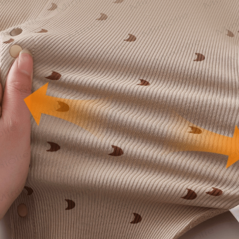 Baby Stars Moons Pit Striped Romper