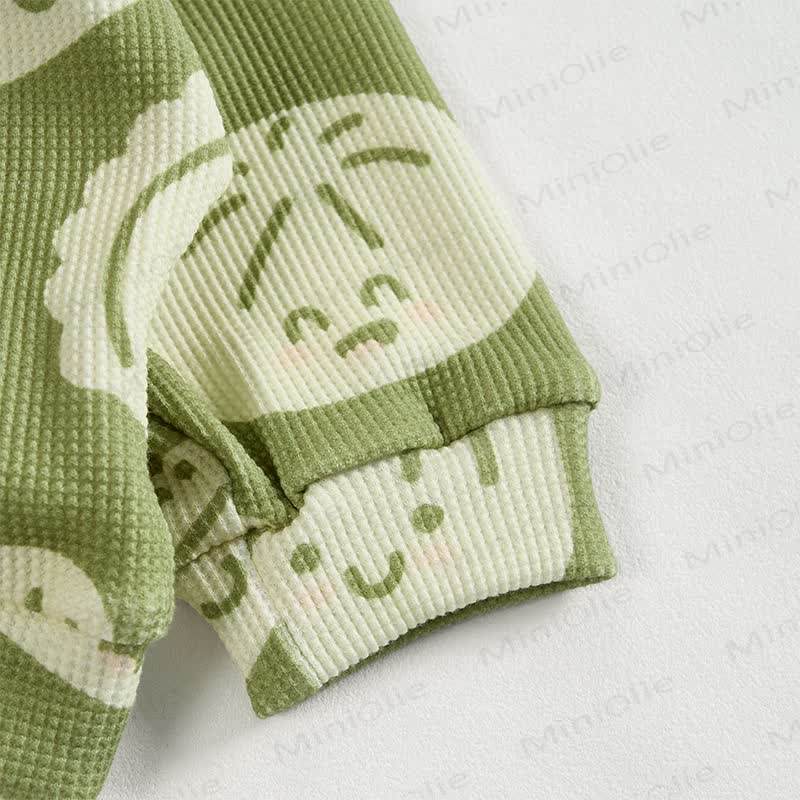 Baby Dumpling Green Waffle 2-piece Set
