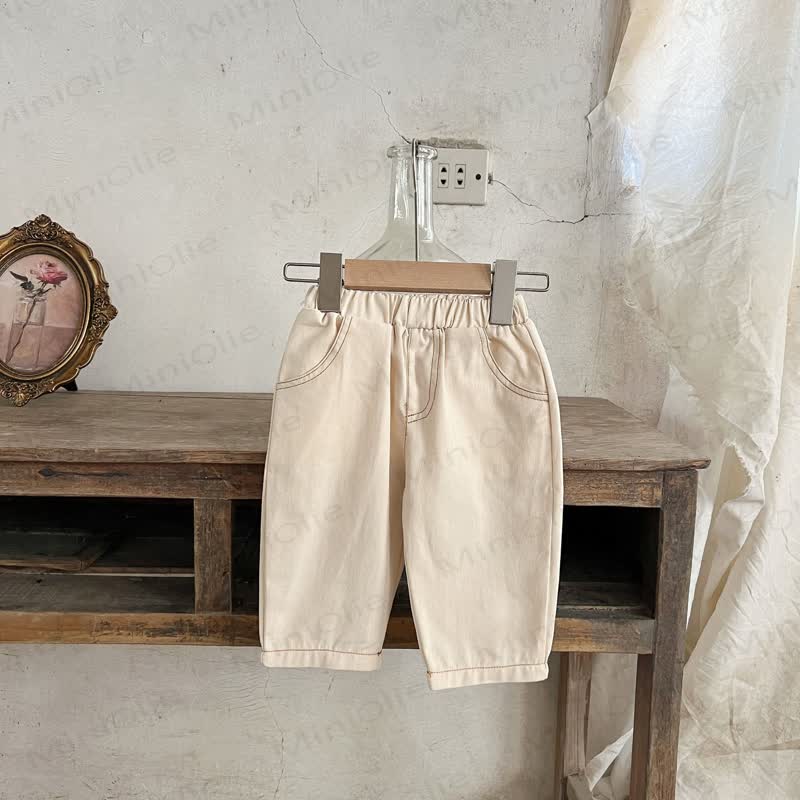 Baby Girl 2-piece Cord Embroidered Flower Set