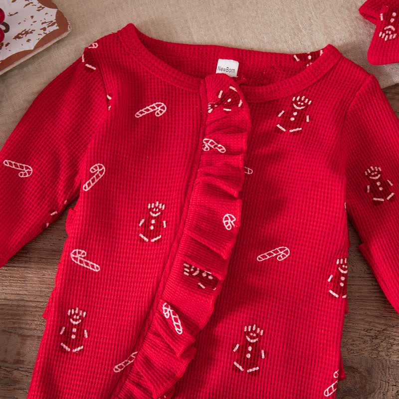 Baby Headscarf Christmas Romper