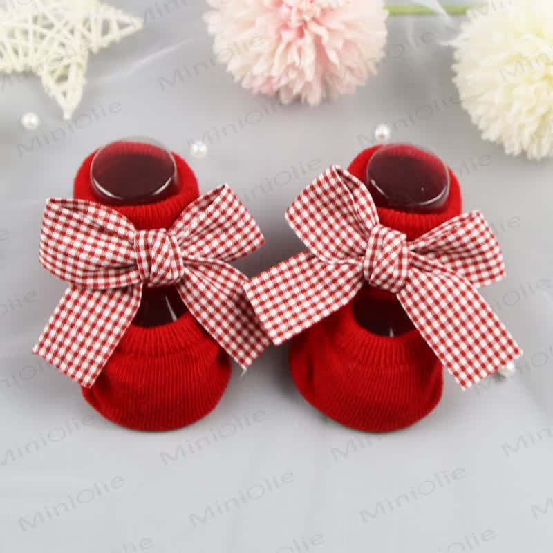 Baby Bow Pre-walker Socks