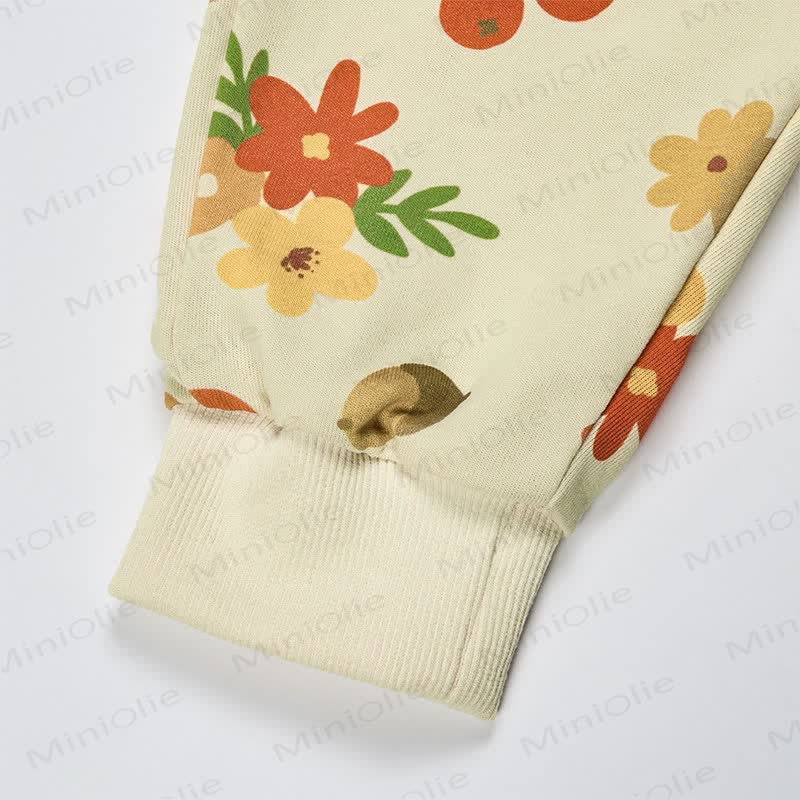 Baby Autumn Flower Apricot 2-piece Set