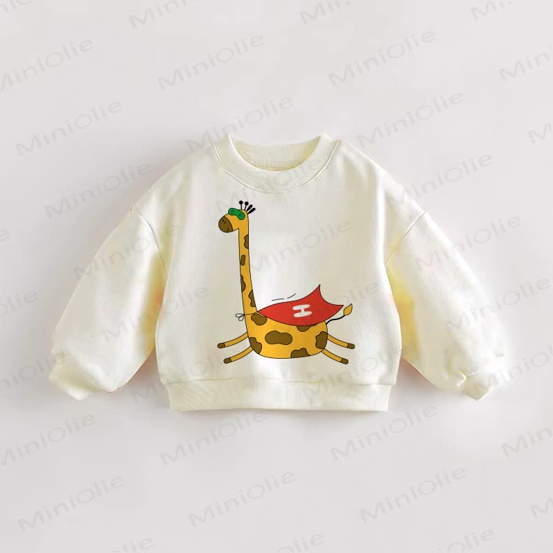 Baby Toddler Super Giraffe Sweatshirt