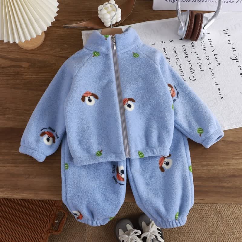 Toddler Kid Cute Animal 2-Piece Fleece Set