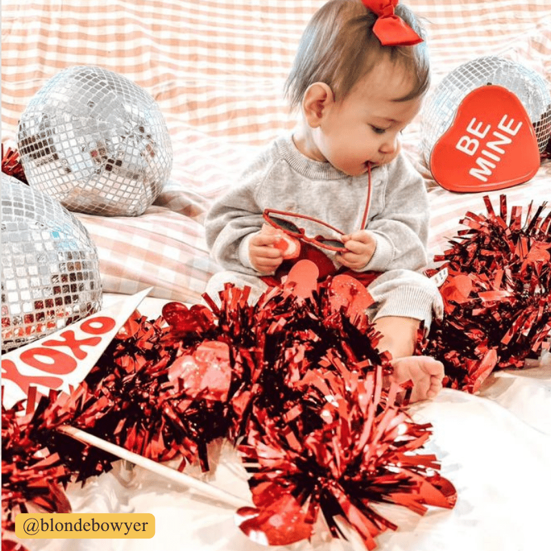 Baby Heart Knitted Romper