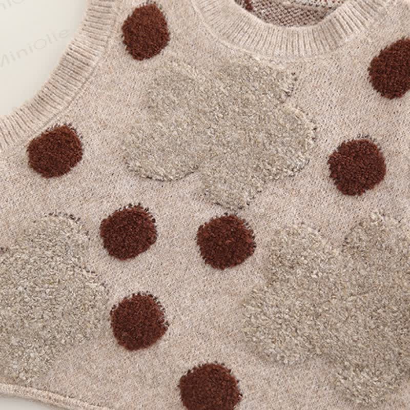 Baby Toddler Girl Dot Flower 3-piece Set