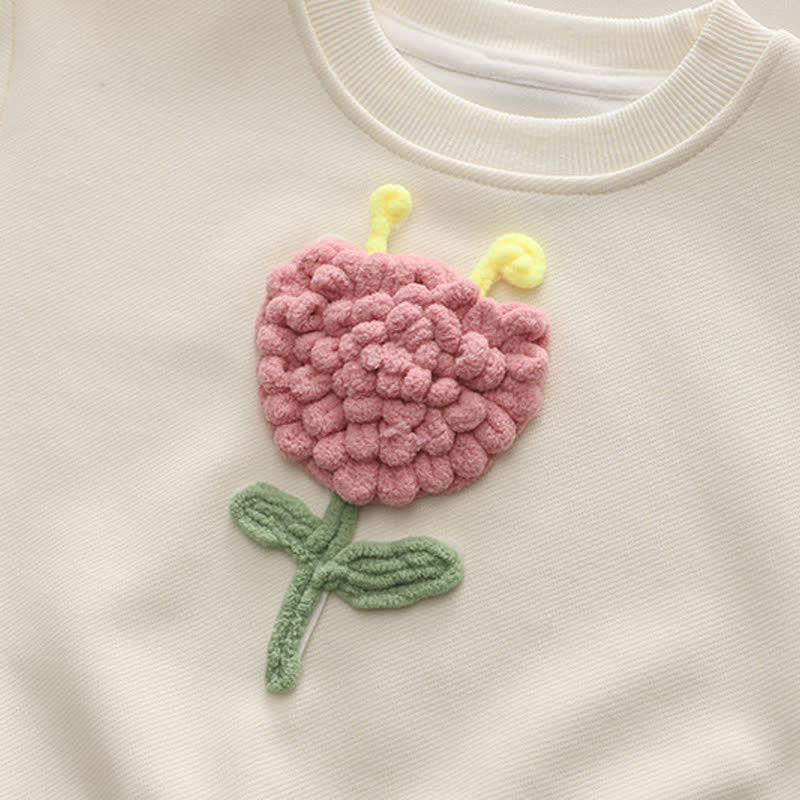 Toddler 2-Piece Lovely Flower Denim Set