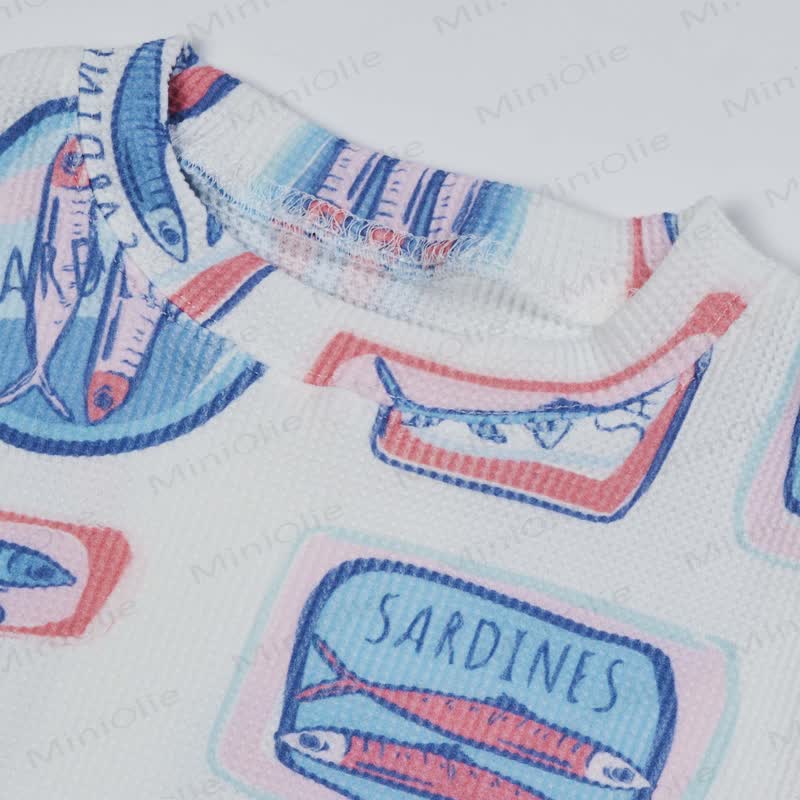 Baby Waffle Canned Sardines 2-piece Set