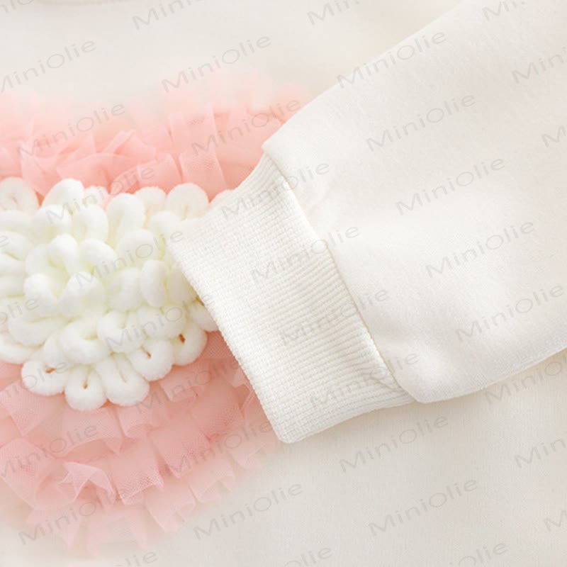 Baby Toddler Girl Love Sweater/Denim Pants 2-Piece Set