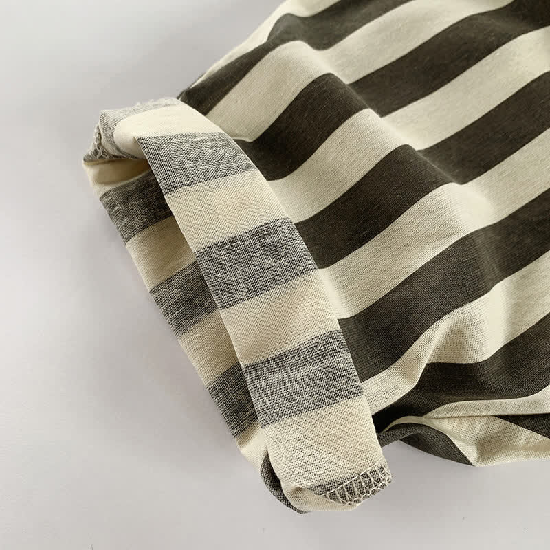 Toddler Boy Vertical Striped Loose Pants