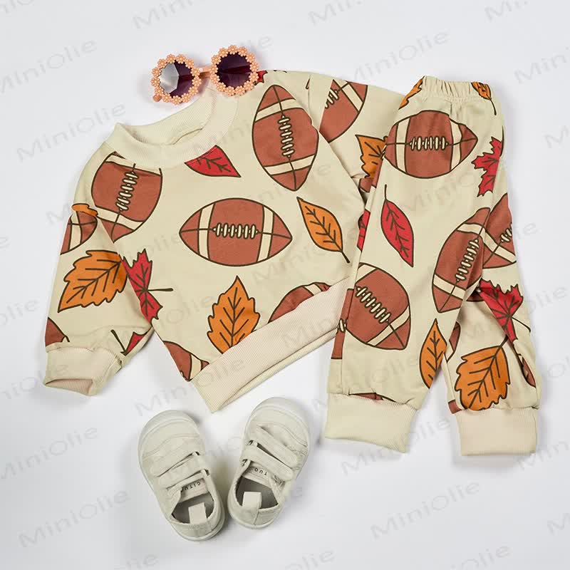 Baby Football Apricot 2-piece Set