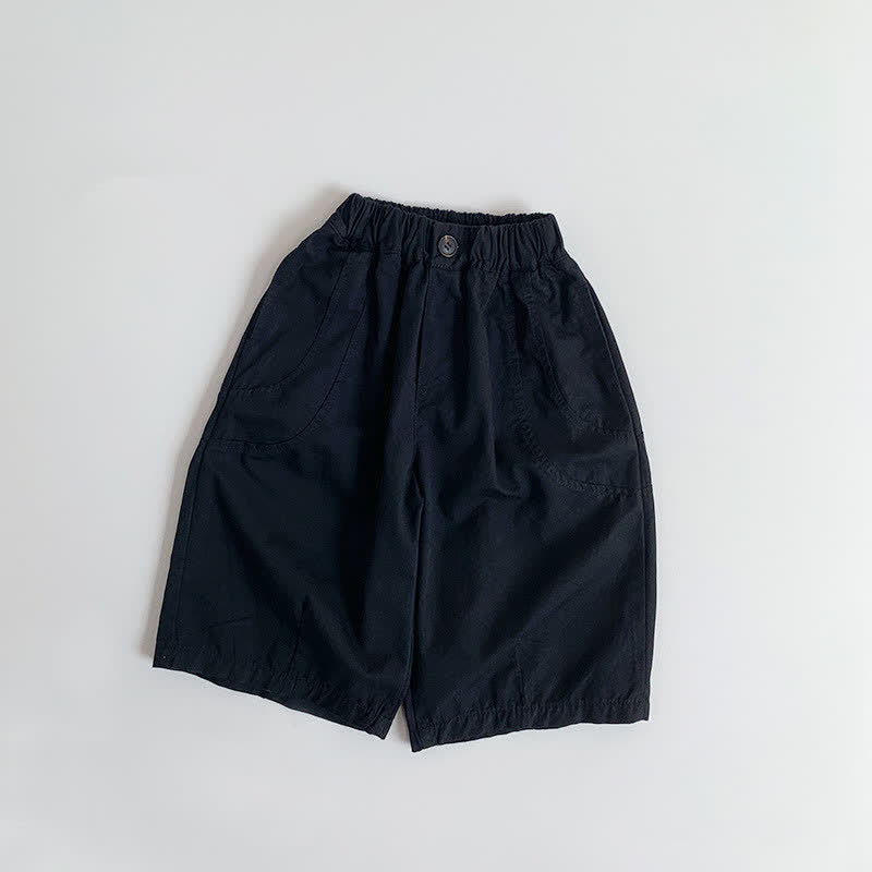 Toddler Solid Color Simple Daily Pants
