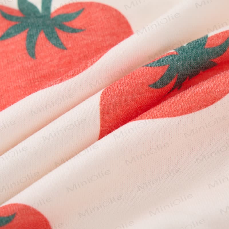 Baby Toddler Red Tomato Beige 2-piece Set