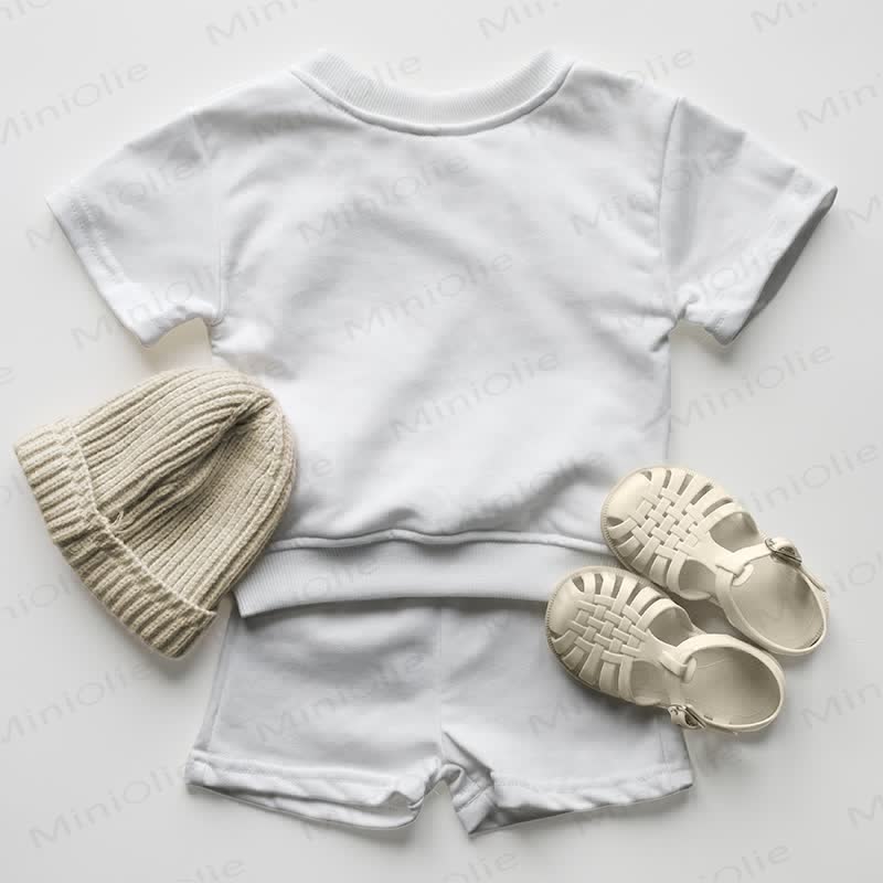 ITALY IS IN MY DNA Baby 2-Piece White Set