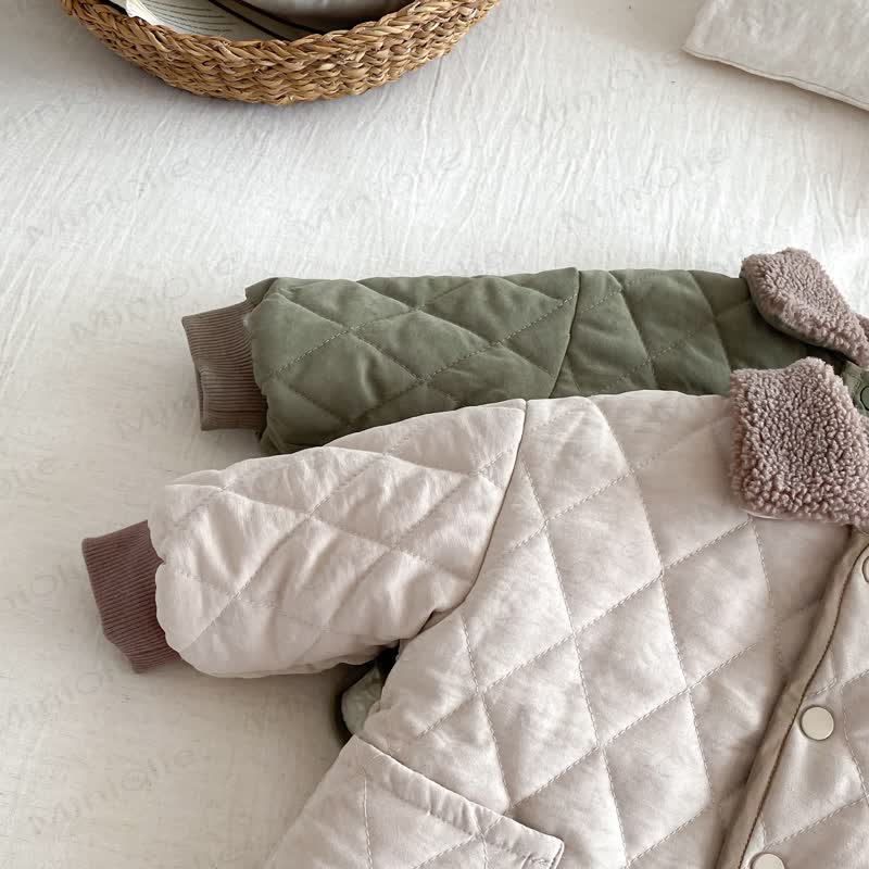 Baby Toddler Quilting Quilted Outerwear