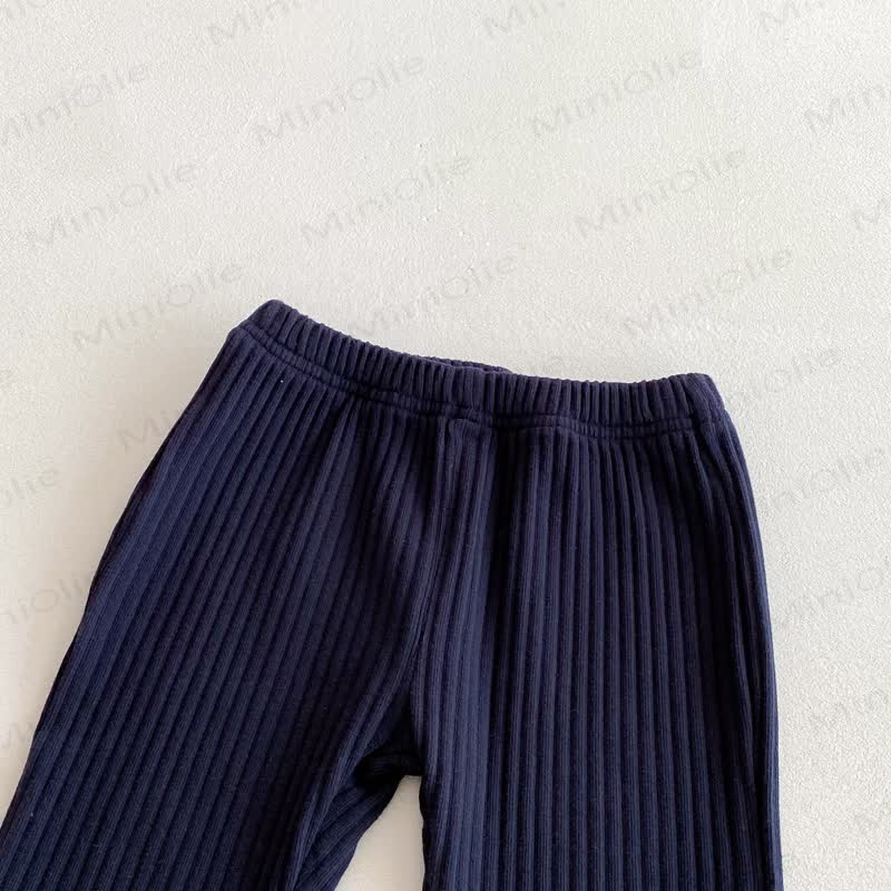 Baby Toddler Girls Embroidered Bow Blue 2-piece Set