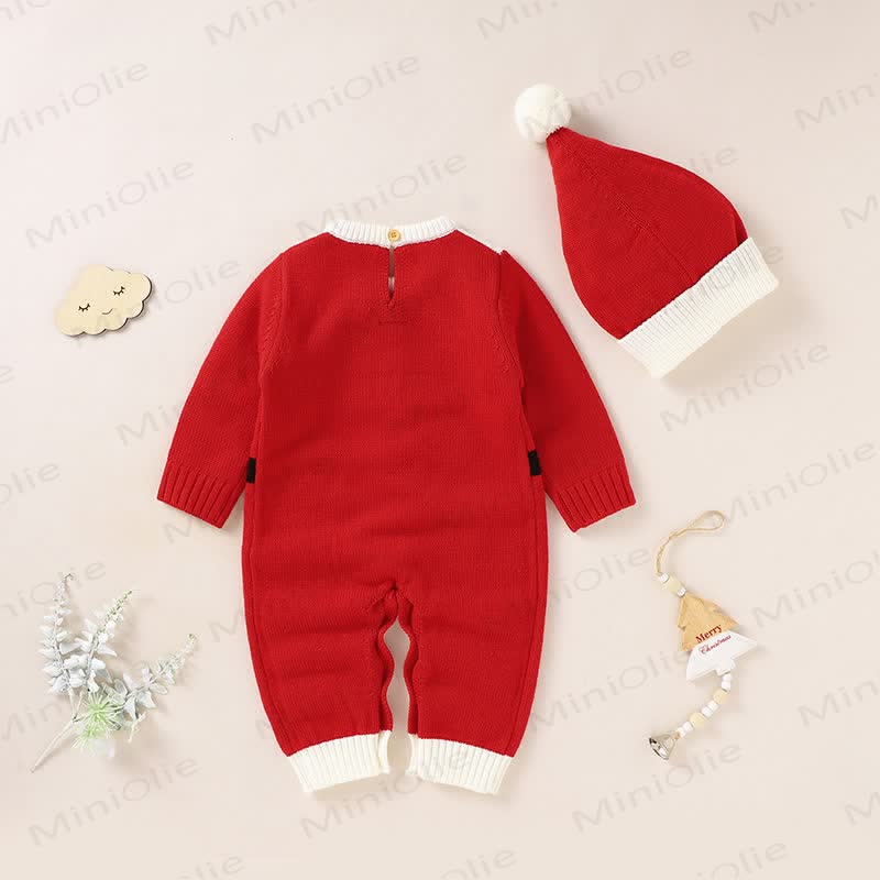 Baby Knitted Christmas Rompe