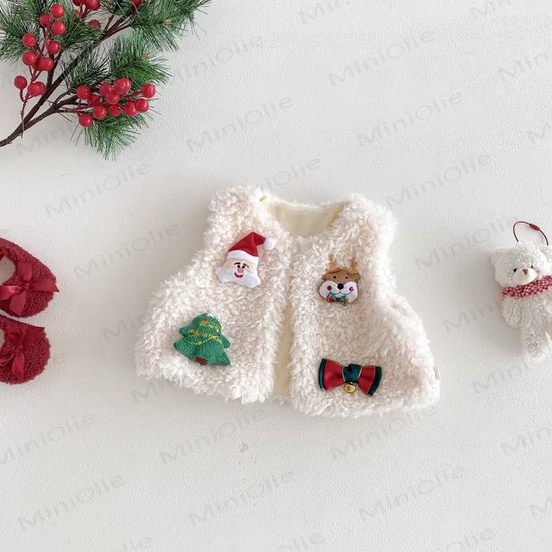 Baby Toddler Christmas Plaid 3-piece Set