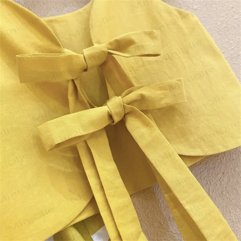 Toddler 2-Piece Yellow Dots Set with Hat