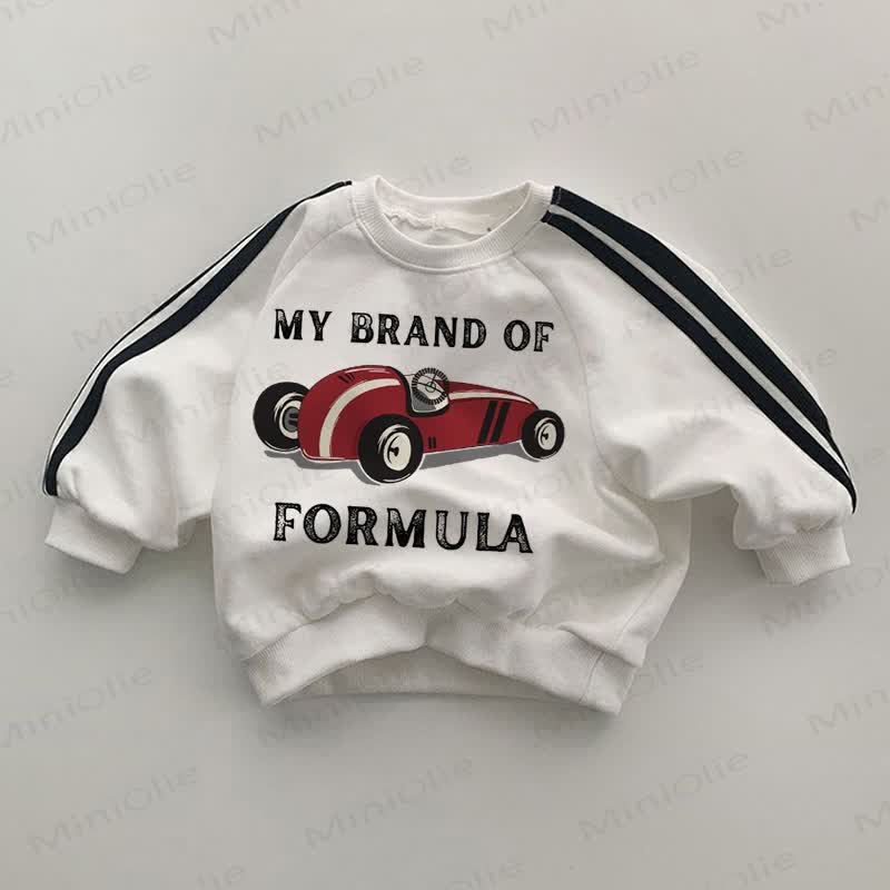 MY BRAND OF FORMULA Baby White Sweatshirt