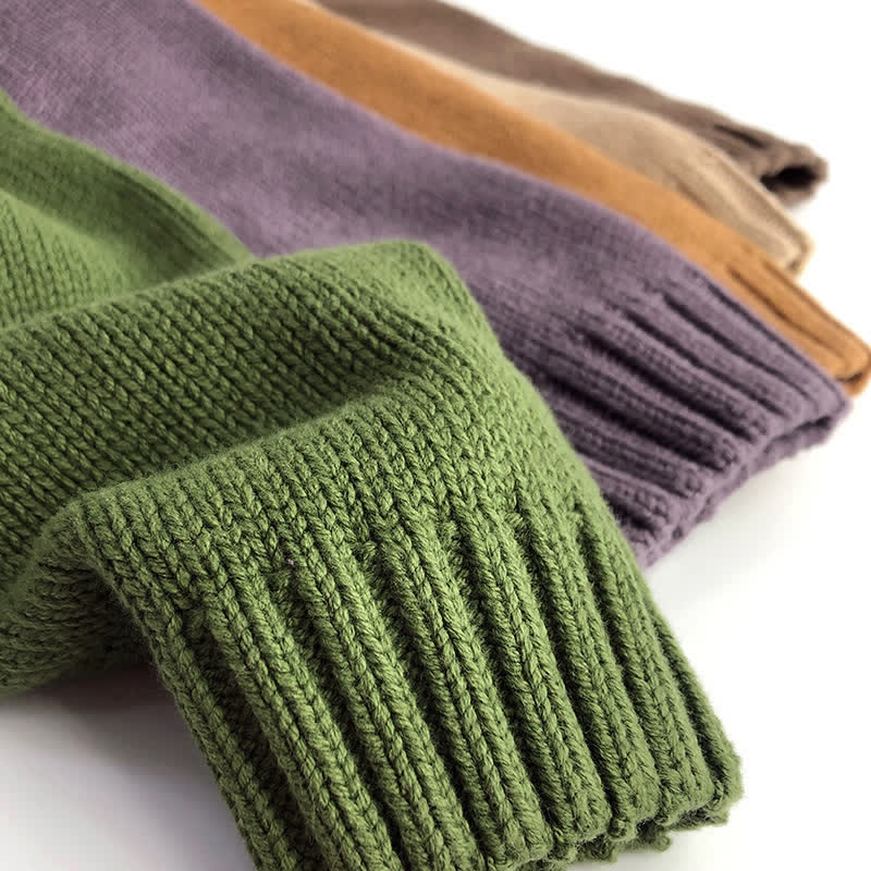 Toddler Solid Color Loose Relax Sweater