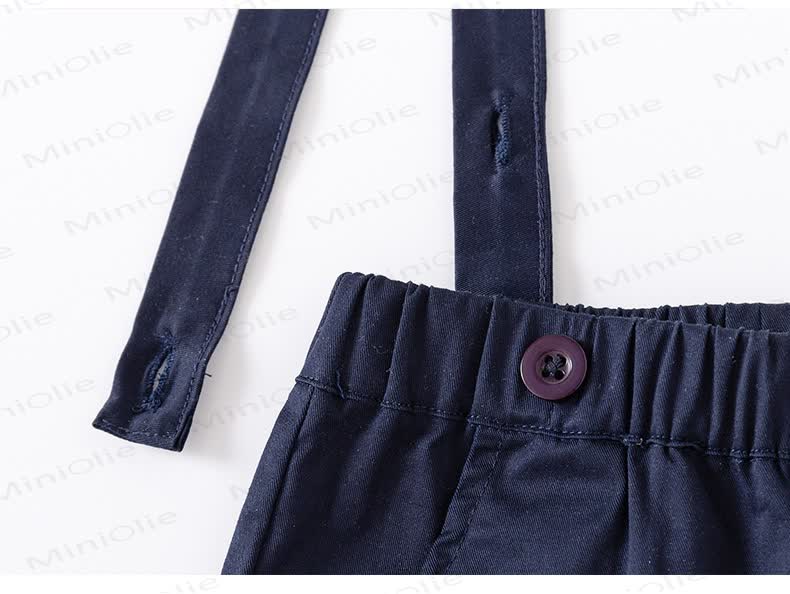 Baby Toddler Suspender Pants and Shirt Set