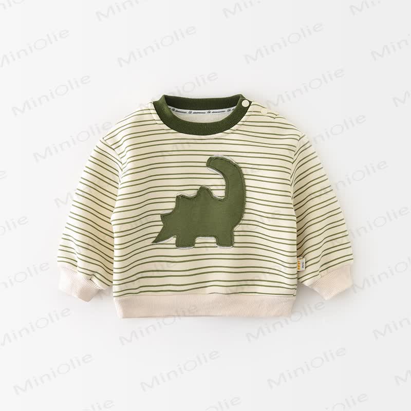 Baby Dinosaur Stripe Green Top & Pants