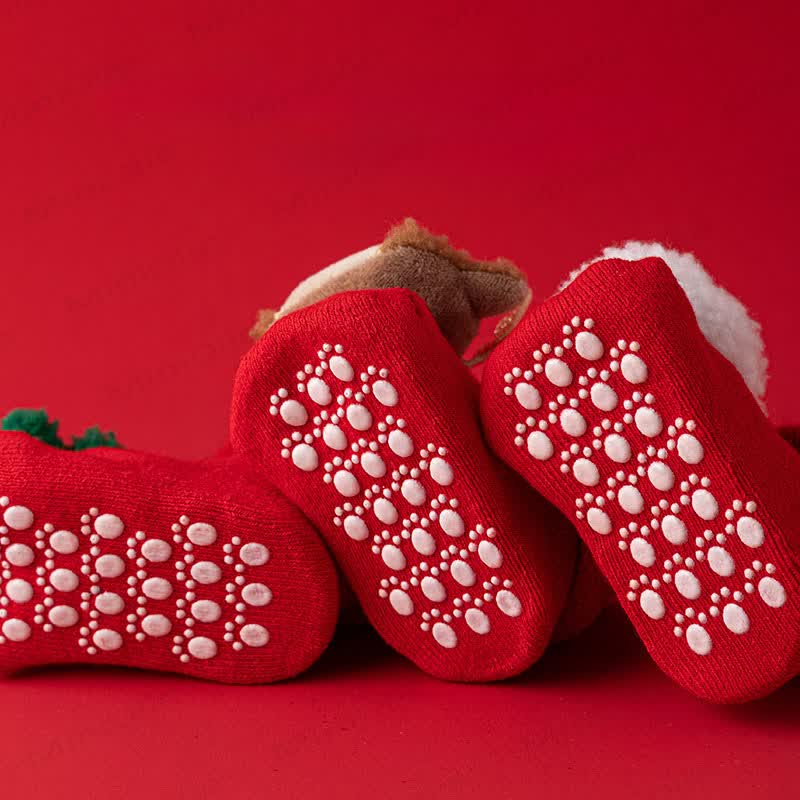 Baby Toddler Fleece Lined Christmas Socks