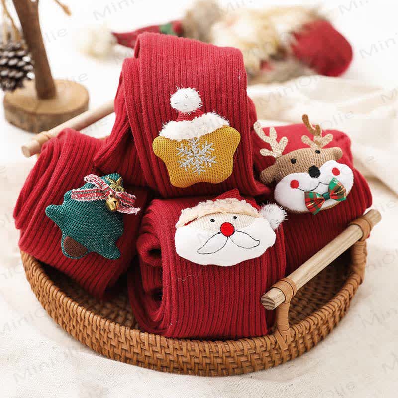 Baby Christmas Cartoon Tights